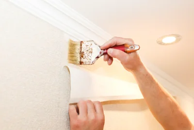 Pose de papier peint à Bésayes — revêtements muraux et toiles de verre